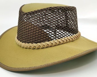 Canvas Hat | Safari Hat with Mesh Sides - Made in South Africa