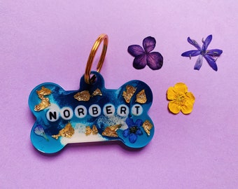 Etiqueta de perro personalizada