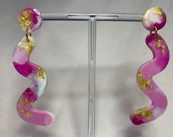 Pendientes swirl pop