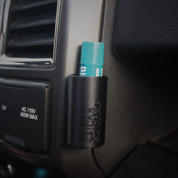 Porte-baume à lèvres CarChap, organisateur de console de voiture, accessoire de bureau (cadeau pour un 16e anniversaire)