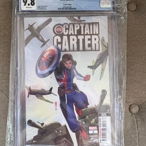 キャプテン・カーター #1 セカンドプリントカバー (2022) CGC 9.8