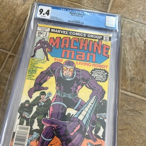 Machine Man #1 CGC 9.4