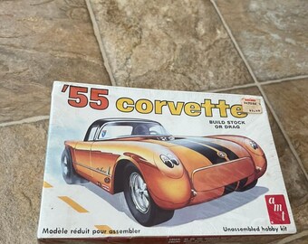 1955 Corvette Model Kit, by AMT