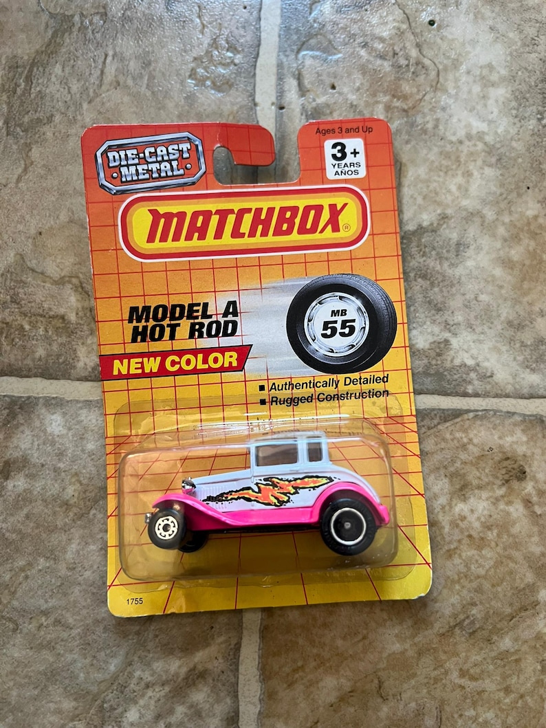 Matchbox Model a Hot Rod Pink Mb55 - Etsy