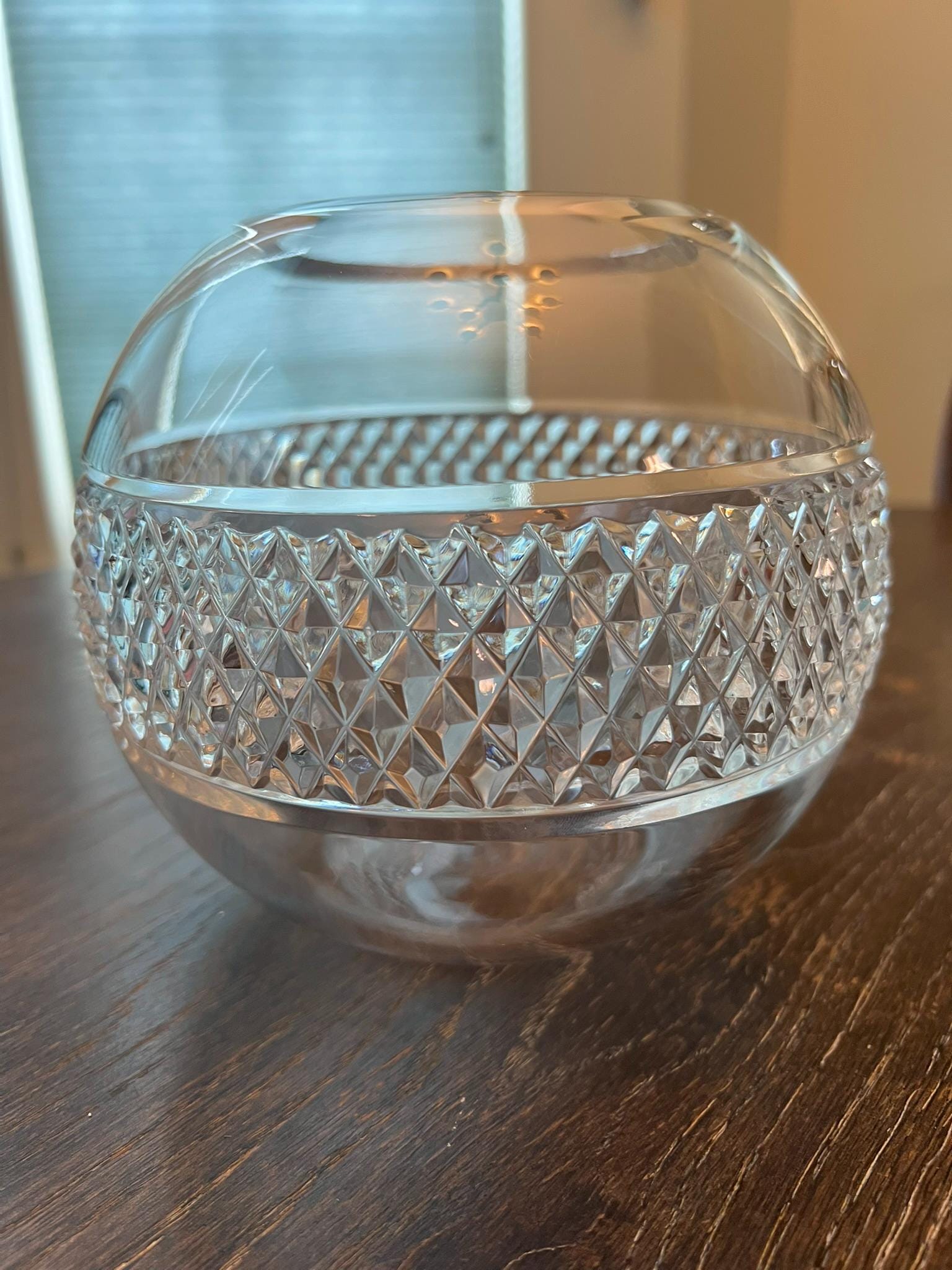 Tiffany & Co. Crystal Diamond Cut Rose Bowl Vase 7” - Etsy