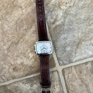 Skagen Denmark Brown Leather White Dial