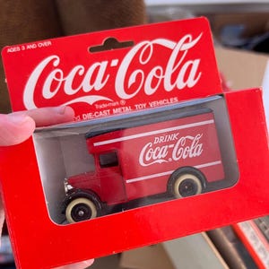 coca cola die cast toy vehicle drink-coca cola truck