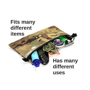 11X6&quot; Heavy duty mil-spec 1000D MULTICAM Waterproof Cordura Camping utility military survival Gear bag