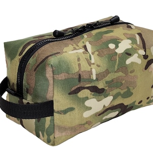 9x5x5&quot; Heavy Duty Multicam Camo Military Tactical 330D Waterproof Mil-Spec Nylon Ripstop Utility Storage Hiking Camping Survival Gear Bag