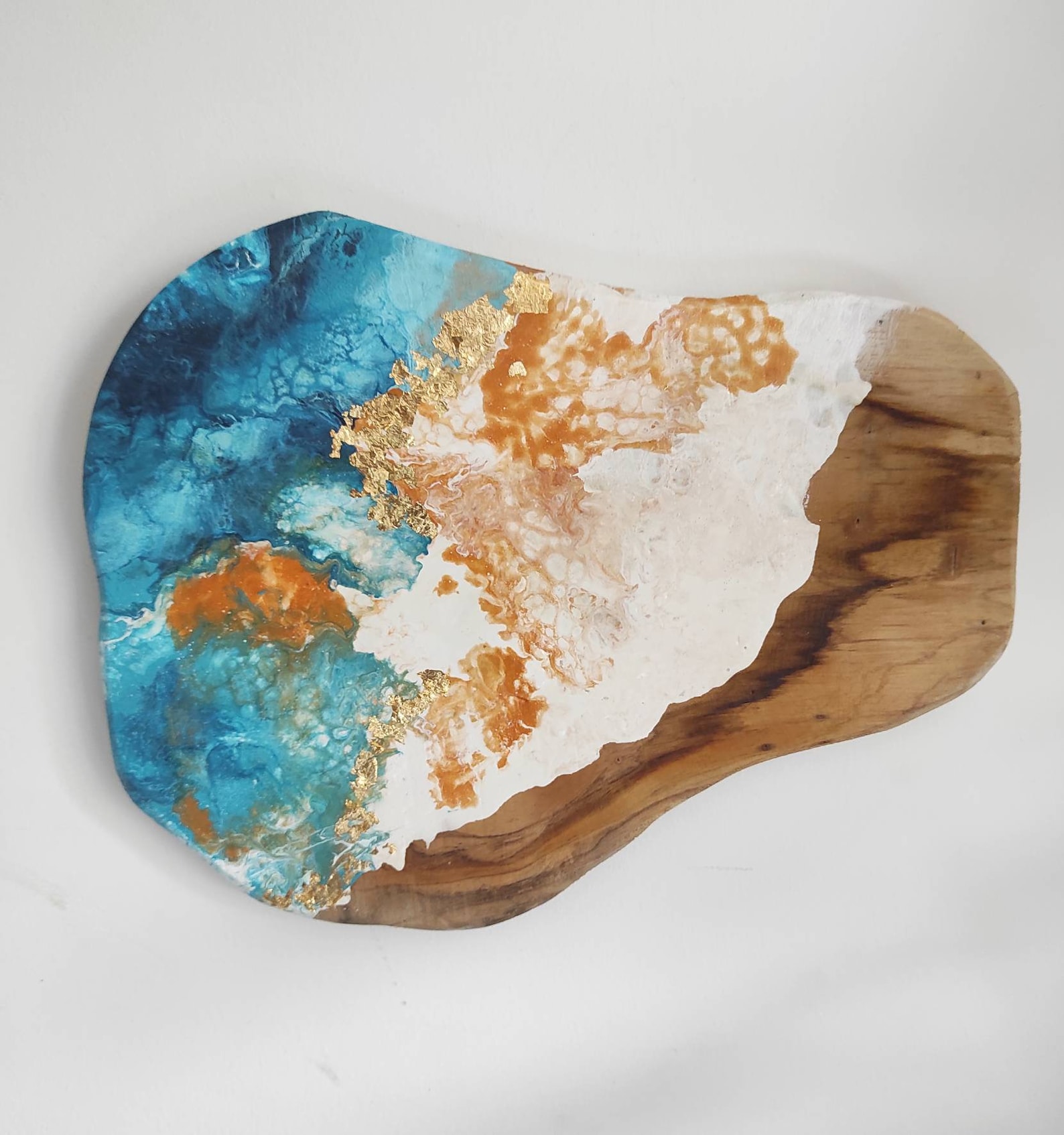 Fluid Art Painting Dutch Für Acryl auf Holz Holz Teck Original Etsy