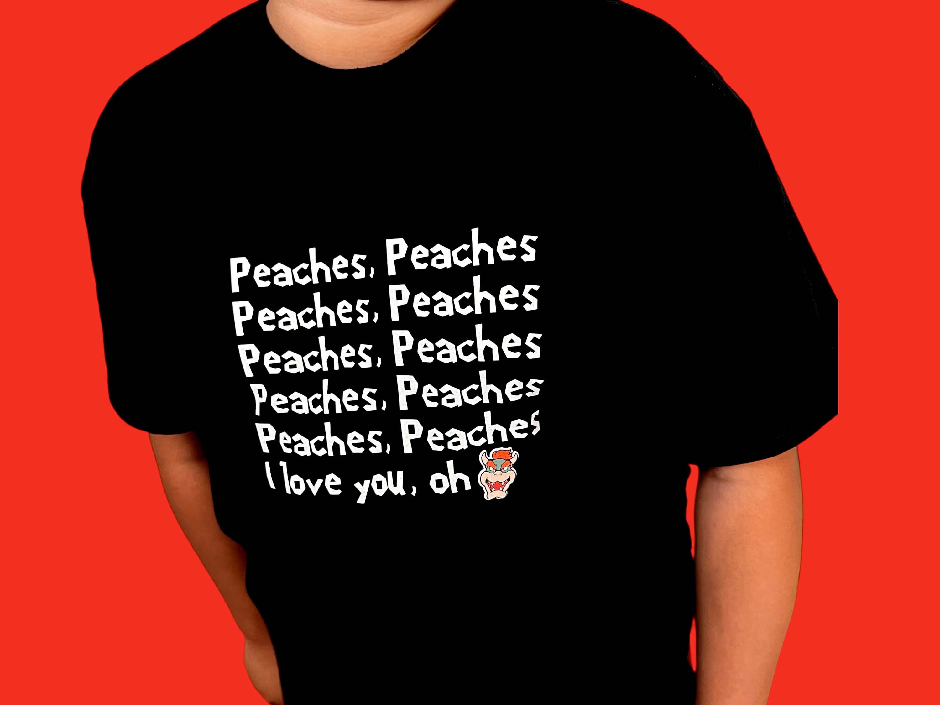 Peaches Shirt Peaches song Shirt Mario Bros Super Mario -  Portugal