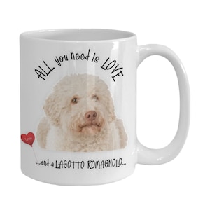 Lagotto Romagnolo Mug: Dog Breed Coffee Cup Gift