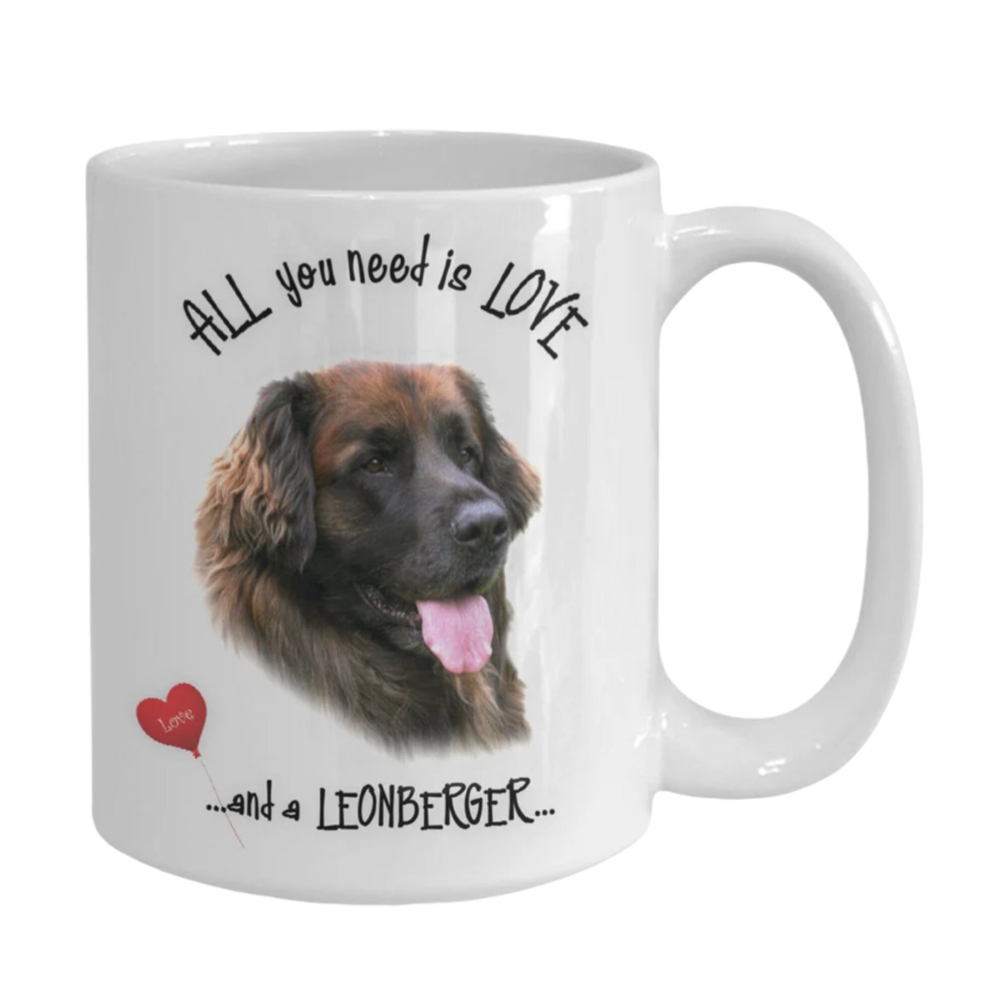 Leonberger Dog Mug: 'all You Need is Love' Coffee Cup - Etsy