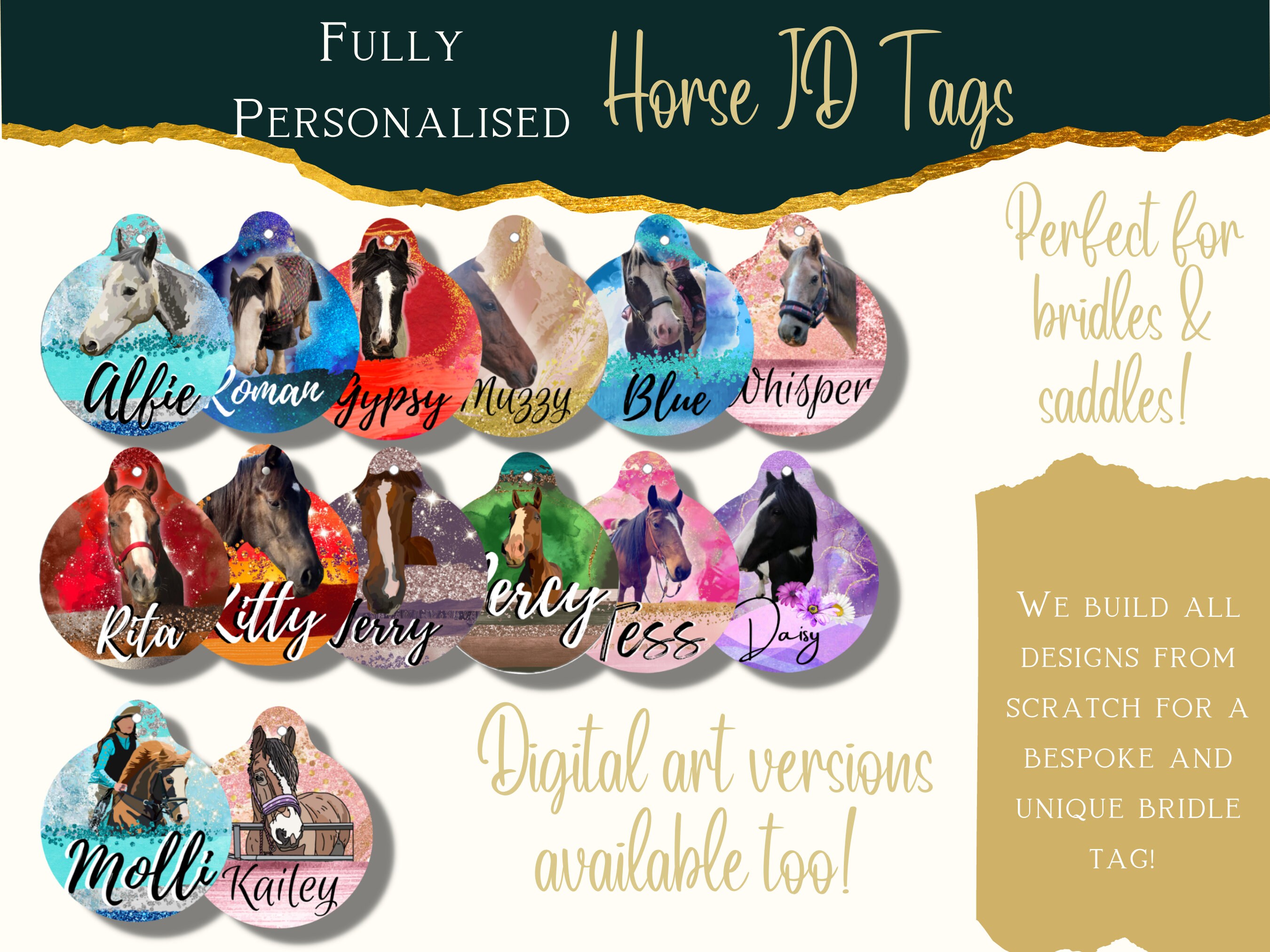 Horse Tack ID Tag Equestrian Horse ID Name Tag Etsy horse-tack-id-tag-equestrian-horse-id-name-tag-etsy