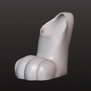 Digigrade Fursuit Feetpaw Base - STL File