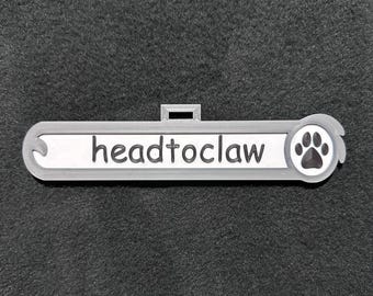 Customizable 2000s MMO Nametag for Fursuit Cosplay and Furries | 3D Printed Badge
