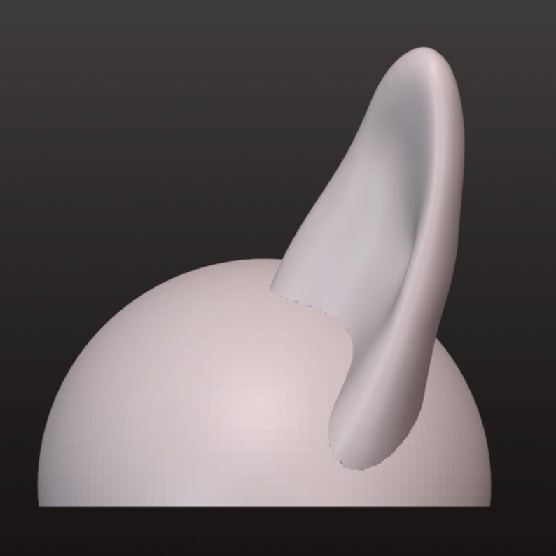 Stl Long Ear Rabbit Rabbit Fursuit Ears - STL File (DIGITAL FILES) - Etsy Canada