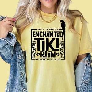 Tiki room shirt, disney enchanted tiki room shirt, tiki room birds shirt, singing tiki room birds, Disney World adventureland shirt