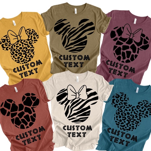 Disney Mickey Safari Shirt Disney Animal Kingdom Shirt Etsy