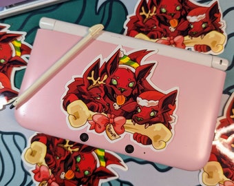 Navidad Cerberus Hades - Vinilo Pegatina
