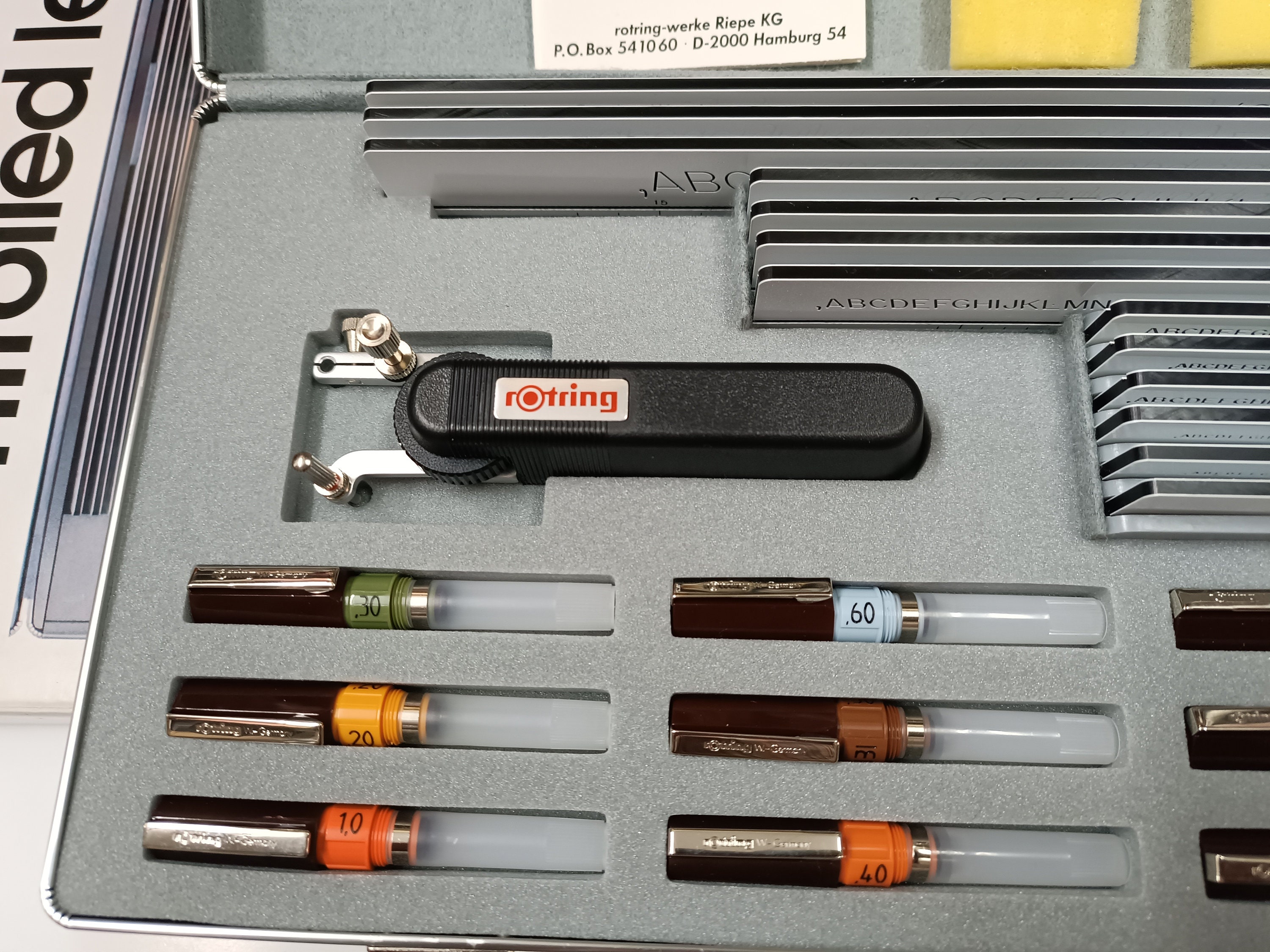 Rotring Controlled Lettering System NOS Etsy