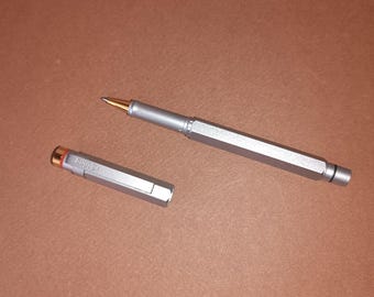 Rotring Newton Rollerball Pen Silver Gold NOS