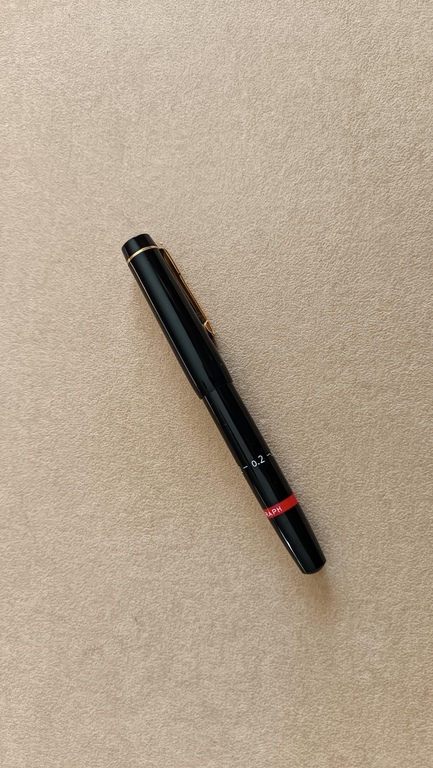 Rotring Rapidograph 1950s 0.2mm Tintenkuli Piston Filler Technical