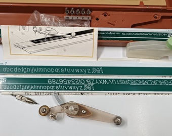K & E Leroy Scriber Stand Lettering Set Keuffel and Esser Co. Drafting 