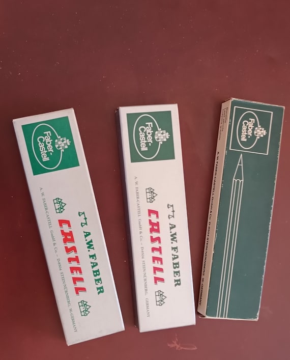 Vintage Faber Castell Pencils From 70s -80s - Etsy