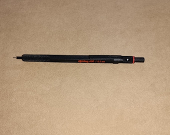 Rotring 600 First ver. Spring Mechanical Pencil 0.5mm Black.