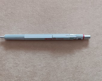 Rotring 600 First ver. Spring Mechanical Pencil 0.5mm Silver.