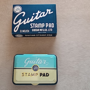 Vintage mid-eeuwse gitaar kantoor stempel tab uit de jaren 50 -NOS