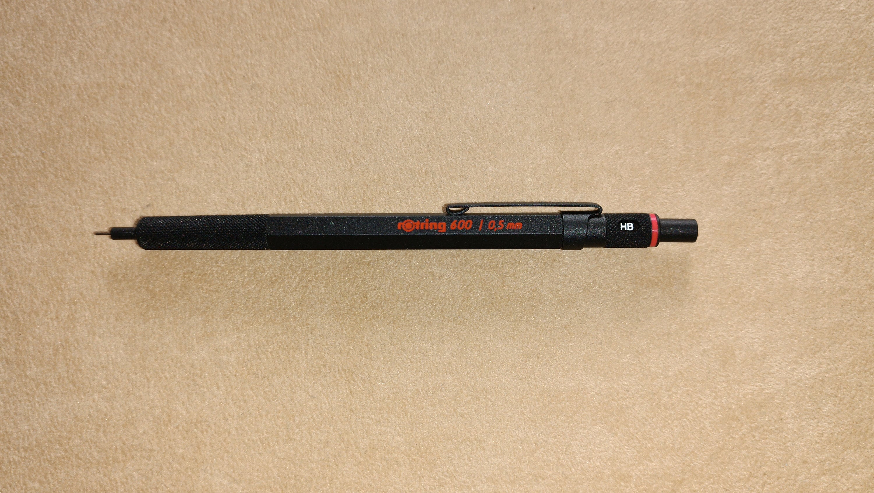 Rotring 600 First Ver. Spring Mechanical Pencil 0.5mm Black. 