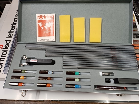 Rotring Controlled Lettering System NOS 