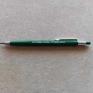 Lápiz mecánico Faber Castell TK 9500 de 2,00 mm, años 70