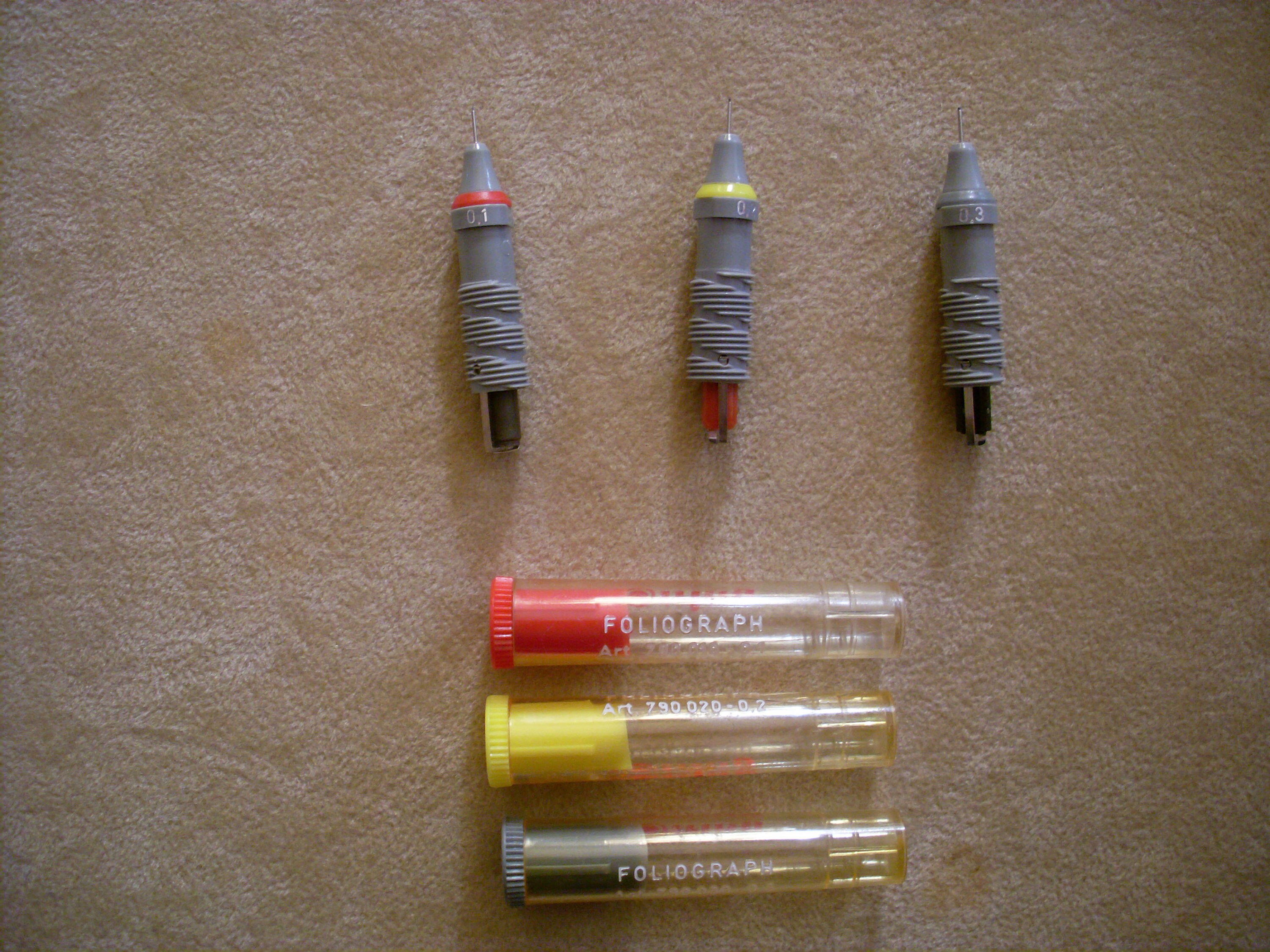 Rotring Foliograph Technical Drawing Pen & Pen Heads - Etsy