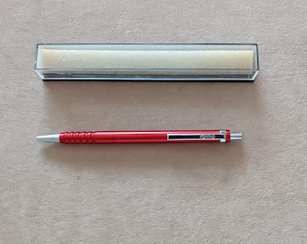 Rotring Tikky I Metallic Red Ballpoint pen with original box