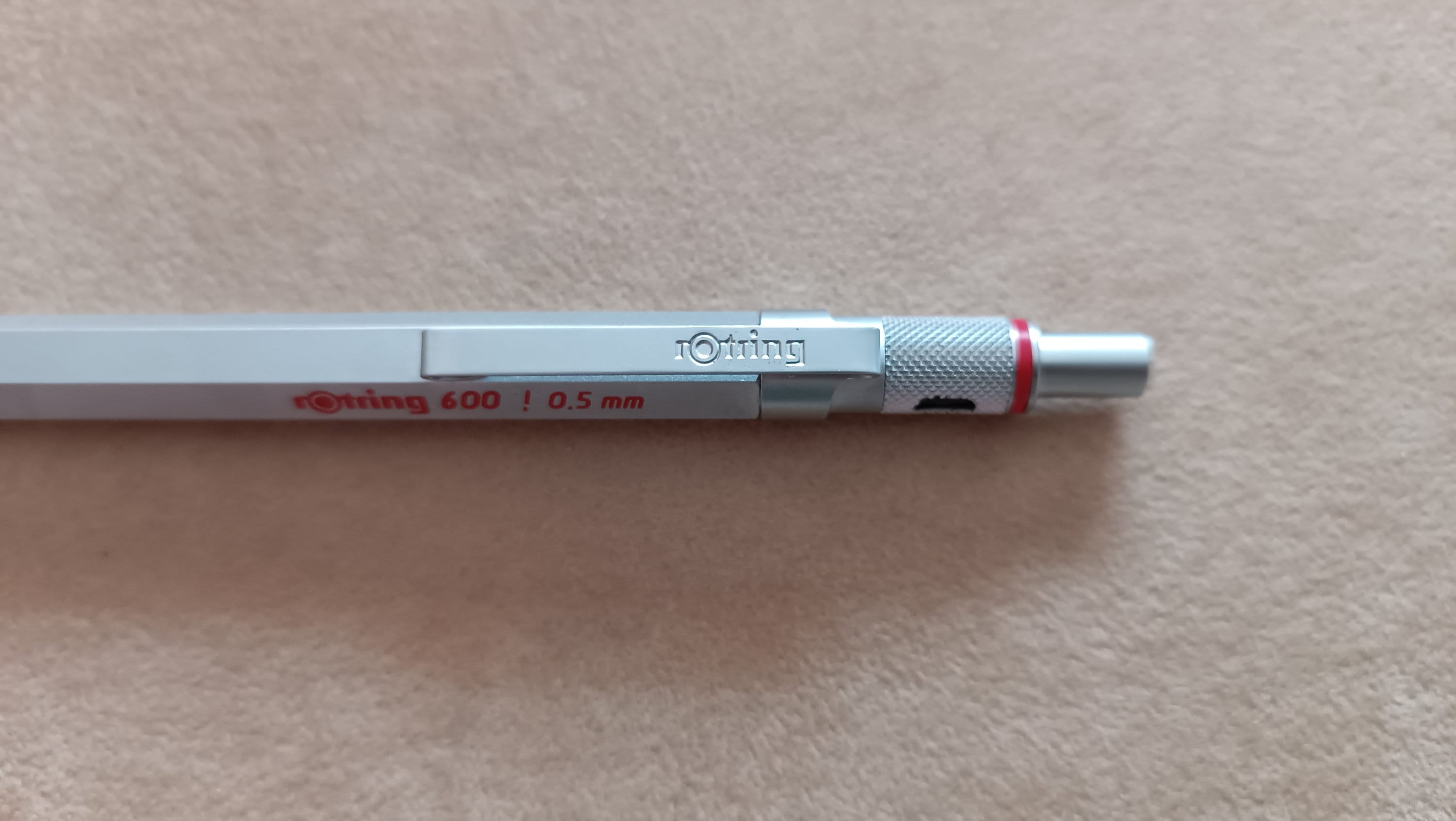 Rotring 600 First Ver. Spring Mechanical Pencil 0.5mm Silver. - Etsy
