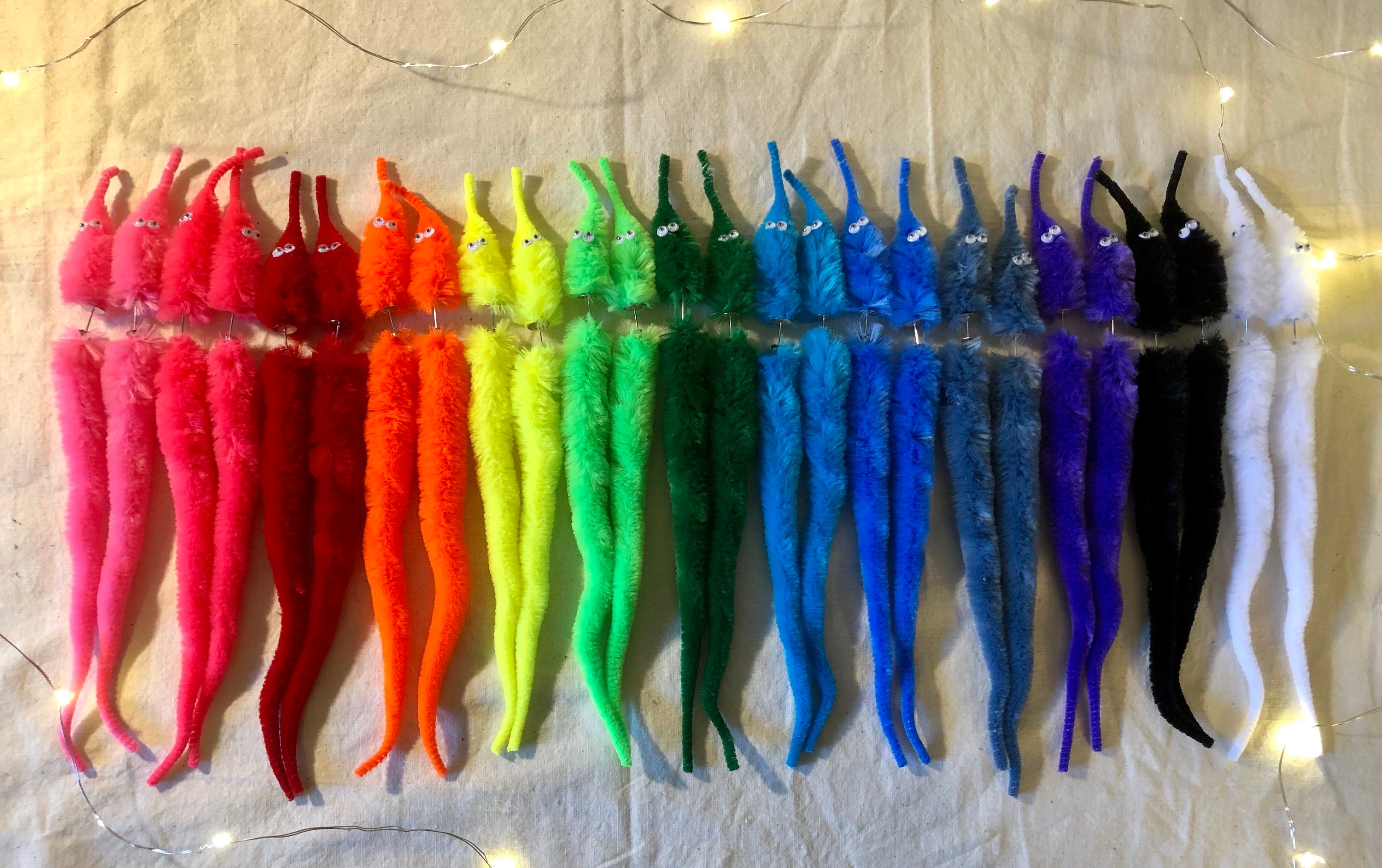 giant worm on a string plush amazon