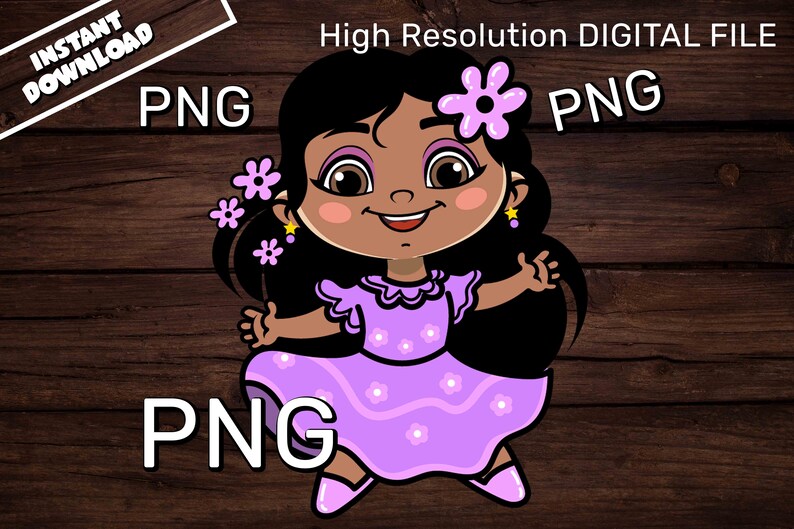 Encanto Baby Isabella Pngencanto Isabella PNG Instant Etsy