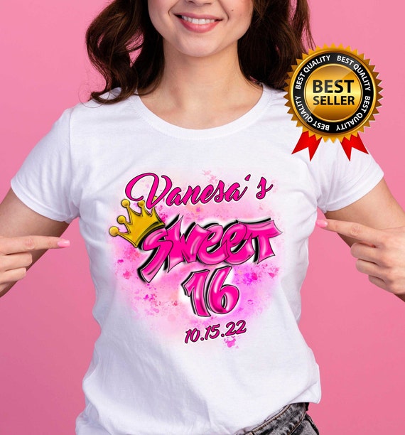 Buy Camisa Sweet 16 DTG Online in India Etsy