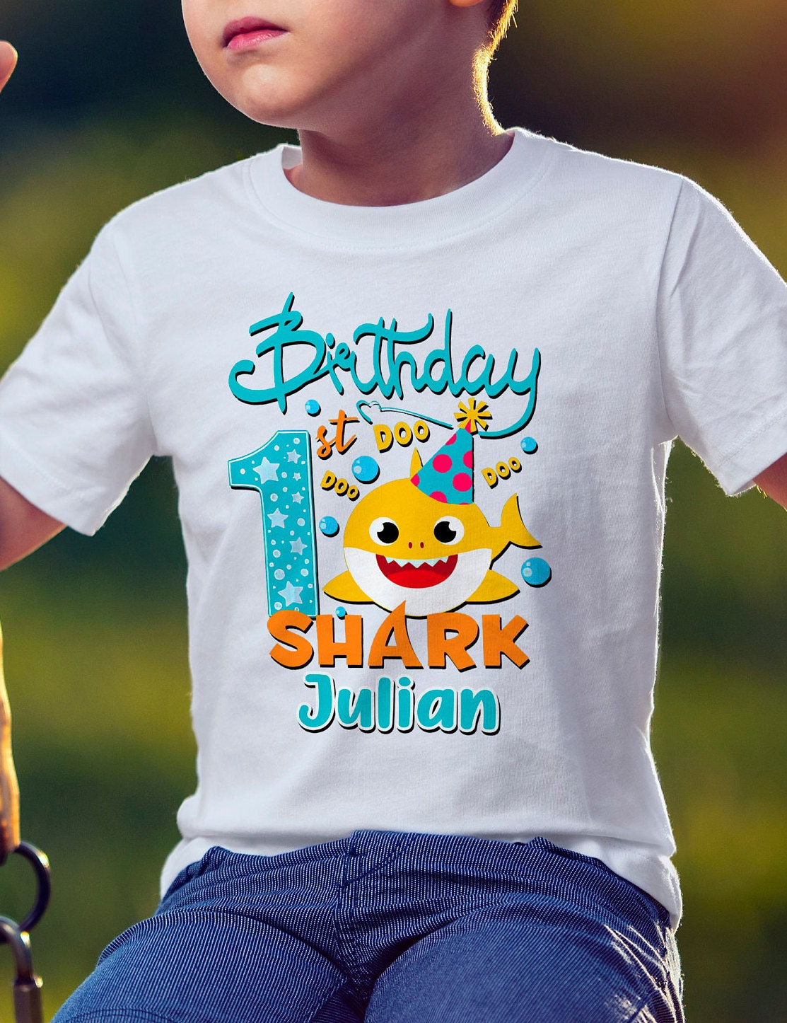 Shark Birthday Shirt Baby Shark Family Shirt Baby Shark Etsy