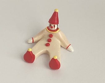 Mini Vintage Clown Figurine