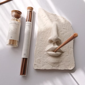 Face Incense Stick Holder Handmade