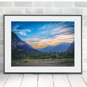 Sierra Mountains Landscape Photography,  Eastern Sierra Sunrise Art Print, Landscape California, Sierra Nevada, Wall Home Decor Les Sierras