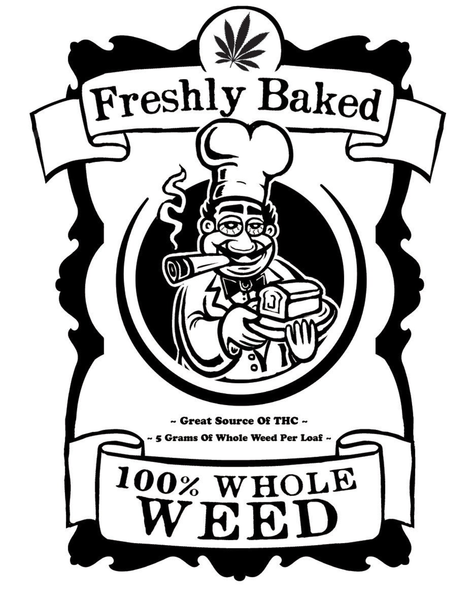 Freshly baked Marijuana edibles silk screen poster 13x17 Etsy