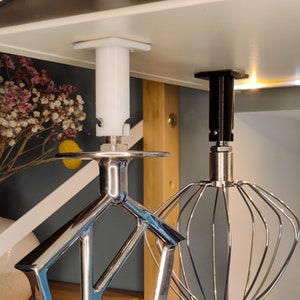 Knethaken und Rührbesen Halter für die Befestigung unter dem Küchenschrank für Kenwood Küchenmaschinen Bild 1