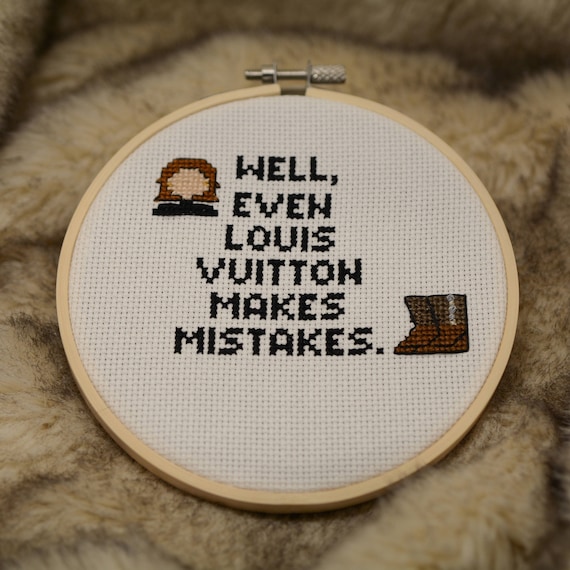 vuitton cross stitch pattern