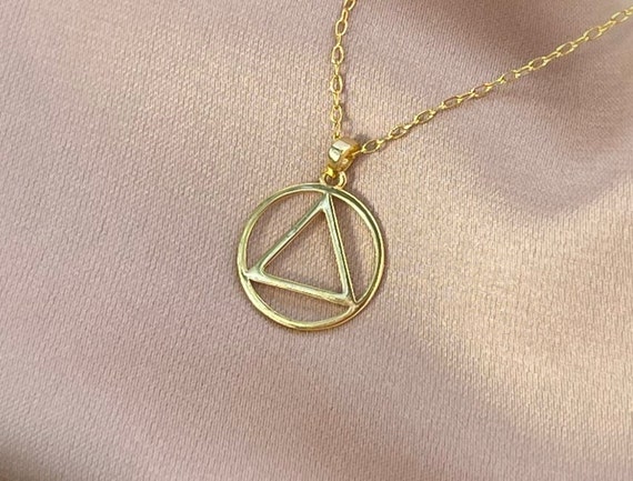 Aa triangle necklace sale