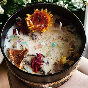 Happiness & Blessings New Beggining Intention Candle